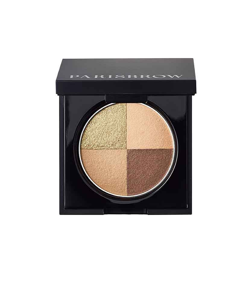 パリブロウ パーフェクトアイ&ブロウパレット＋ミニブラシ3本セット パーフェクトアイ＆ブロウパレット〈オリーブグレー〉